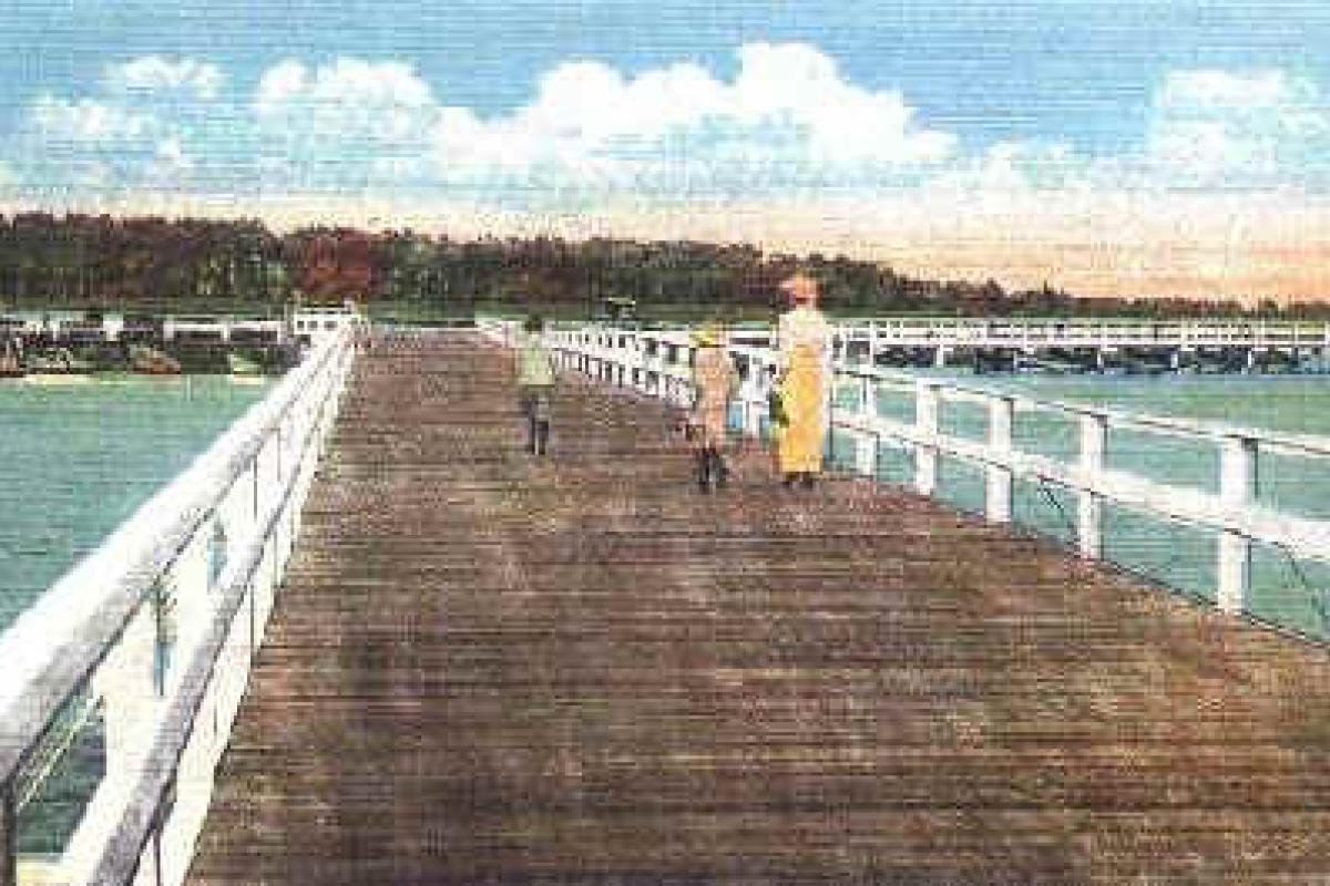(Circa 1920) Brielle Beach Bridge