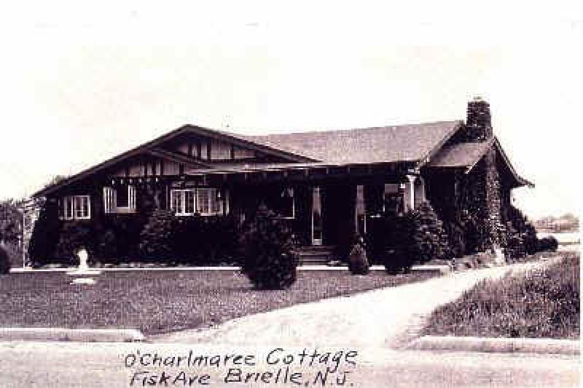 (Circa 1930) O'Charlmaree Cottage - Fisk Ave, Brielle, NJ