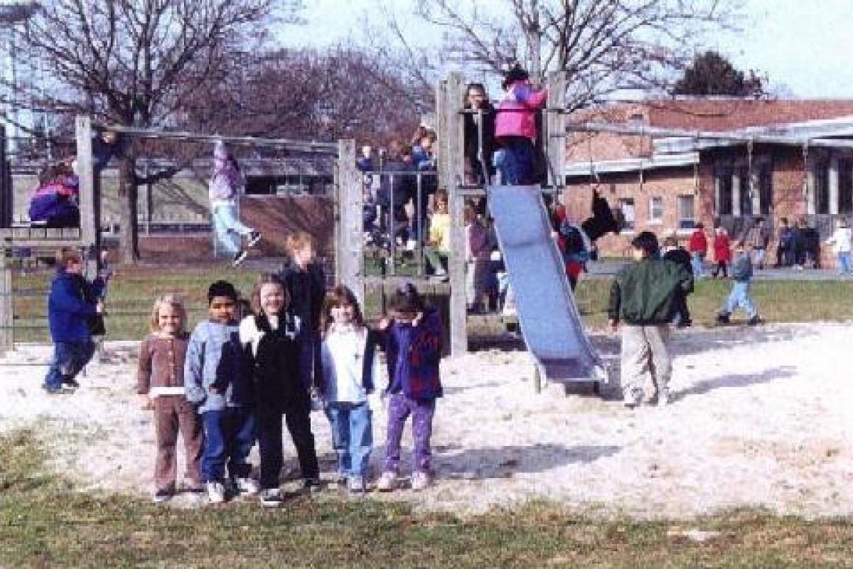 Young Children's Play Area. Rear of Brielle Elementary School. (12/1/98)
