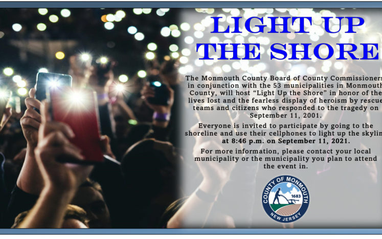 Flyer for "Light up the Shore"